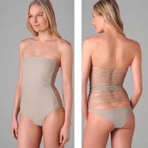 Bone Santorini Strappy Swimsuit M One-piece